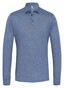 Desoto Long Sleeve Pique Optics Jersey Uni Poloshirt Blue