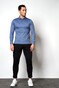 Desoto Long Sleeve Pique Optics Jersey Uni Poloshirt Dove Blue