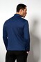 Desoto Long Sleeve Pique Optics Jersey Uni Poloshirt Indigo