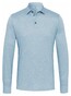 Desoto Long Sleeve Pique Optics Jersey Uni Poloshirt Light Blue