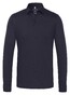Desoto Long Sleeve Pique Optics Jersey Uni Poloshirt Navy