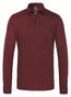 Desoto Long Sleeve Pique Optics Jersey Uni Poloshirt Oxblood