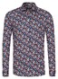 Desoto Luxury Allover Flower Pattern Shirt Navy-Multi