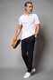 Desoto Luxury Allover Mini Dots Poloshirt White-Black