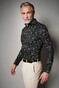 Desoto Luxury Blossom Pattern Overhemd Navy-Bruin