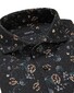 Desoto Luxury Blossom Pattern Shirt Navy-Brown