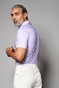 Desoto Luxury Button Down Bold Stripes Overhemd Lichtpaars-Wit