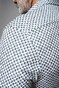 Desoto Luxury Fantasy Dots Half Circle Check Pattern Shirt Olive-White