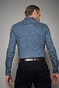 Desoto Luxury Fantasy Gears Pattern Overhemd Donker Blauw