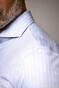 Desoto Luxury Herringbone Stripe Pattern Overhemd Licht Blauw