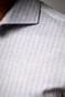 Desoto Luxury Herringbone Stripe Pattern Overhemd Licht Grijs