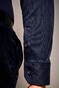 Desoto Luxury Herringbone Stripe Pattern Shirt Royal Blue