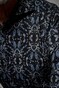 Desoto Luxury Luxury Blossom Pattern Overhemd Navy