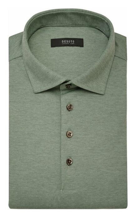 Desoto Luxury Luxury Cotton Poloshirt Green