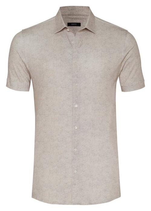 Desoto Luxury Luxury Faux-Uni Kent Collar Shirt Sand