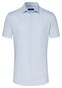 Desoto Luxury Luxury Kent Short Sleeve Subtle Check Overhemd Licht Blauw