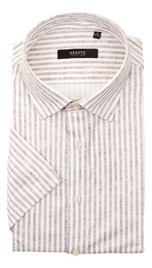 Desoto Luxury Luxury Kent Stripes Overhemd Taupe