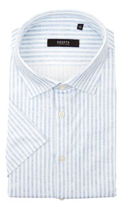 Desoto Luxury Luxury Kent Stripes Shirt Light Blue
