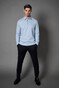 Desoto Luxury Luxury Polo Longsleeve Licht Blauw