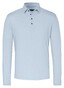 Desoto Luxury Luxury Polo Longsleeve Licht Blauw