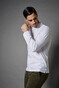 Desoto Luxury Luxury Polo Longsleeve Poloshirt White