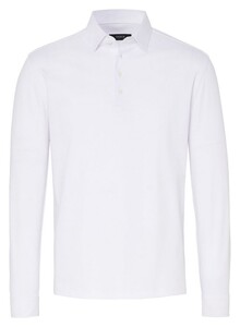 Desoto Luxury Luxury Polo Longsleeve Wit