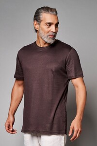 Desoto Luxury Luxury T-Shirt Roundneck Brown
