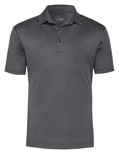 Desoto Luxury Luxury Two-Ply Cotton Polo Donker Grijs