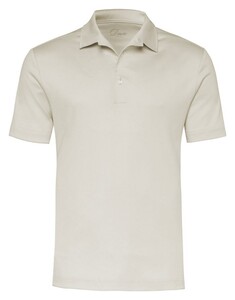 Desoto Luxury Luxury Two-Ply Cotton Polo Light Taupe