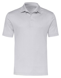 Desoto Luxury Luxury Two-Ply Cotton Poloshirt Grey
