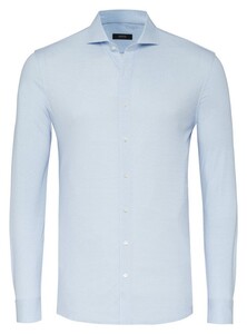 Desoto Luxury Minimal Dots Pattern Overhemd Licht Blauw