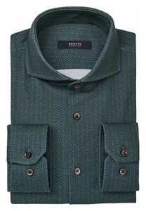 Desoto Luxury Minimal Pattern Overhemd Groen