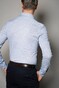 Desoto Luxury Minimal Pattern Overhemd Wit-Lichtblauw