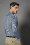Desoto Luxury Regal Twill Design Overhemd Midden Blauw