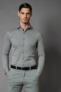 Desoto Luxury Regal Twill Design Shirt Grey