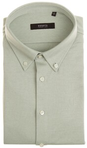 Desoto Luxury Short Sleeve Piqué Button Down Overhemd Light Khaki
