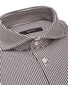 Desoto Luxury Stripe Pattern Shirt Brown