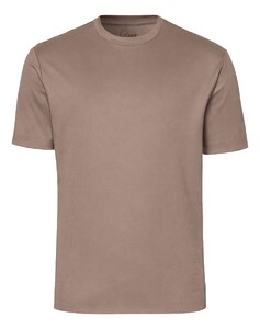 Desoto Luxury Uni Color Round Neck T-Shirt Dark Taupe