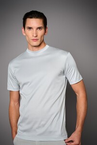Desoto Luxury Uni Color Round Neck T-Shirt Grey