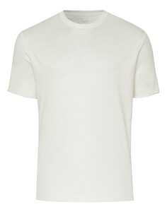 Desoto Luxury Uni Color Round Neck T-Shirt Ivory