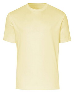 Desoto Luxury Uni Color Round Neck T-Shirt Light Yellow