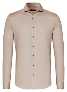Desoto Luxury Uni Luxury Cotton Overhemd Zand-Grijs