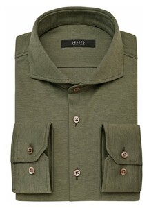 Desoto Luxury Uni Luxury Cotton Shirt Forest Green