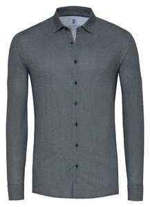 Desoto Mini Fantasy Diamonds Pattern Overhemd Groen