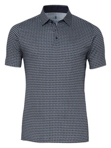 Desoto Mini Fantasy Sunflowers Polo Blauw-Geel