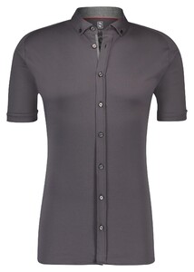 Desoto Modern Button Down Short Sleeve Cityshirt Shirt Grey