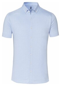 Desoto Modern Button Down Uni Overhemd Licht Blauw