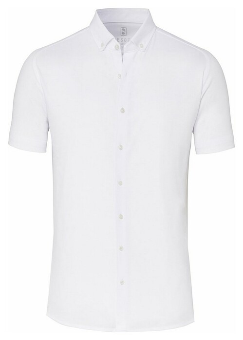 Desoto Modern Button Down Uni Shirt White