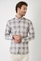 Desoto Multi Checks Casual Button Down Overhemd Antraciet