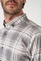 Desoto Multi Checks Casual Button Down Overhemd Antraciet